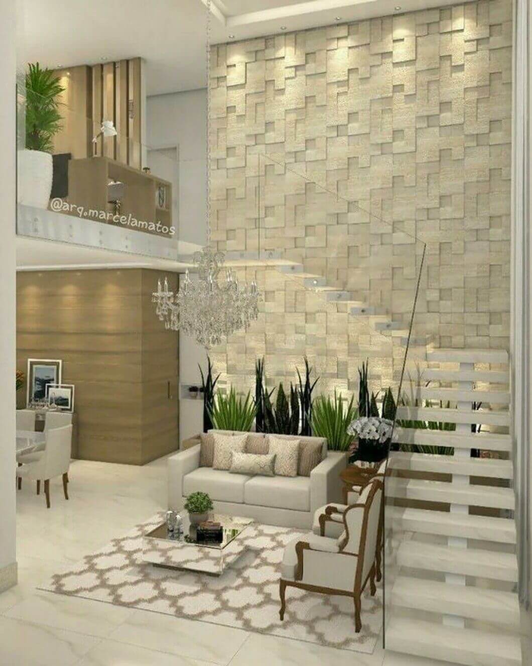 طراحی باغچه زیر پله29